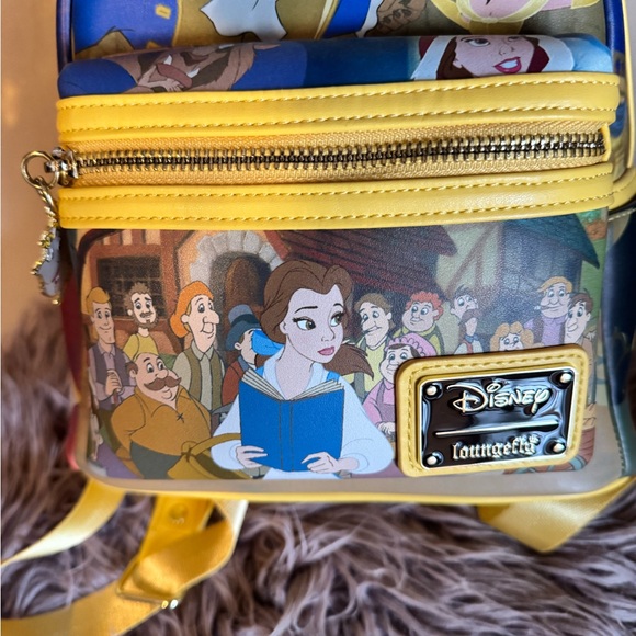 NWT -Loungefly Disney Beauty and the Beast Backpack - Picture 2 of 4